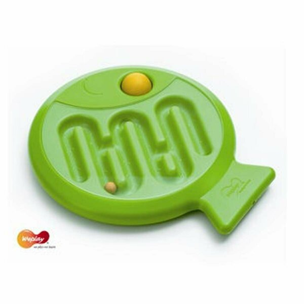 Stages For All Ages Weplay Tricky Fish Green  Tricky Fish Green - Hand-Held Balance Coordination Board - 10 X 9 X 2in. ST3952011